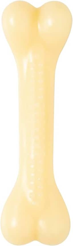 JAMBO PET Osso Mordedor Tuff Para Cachorro, Para Brincar, Feito em Nylon Resistente, Livre De Substâncias Tóxicas, Remove Tártaro (Pequeno)