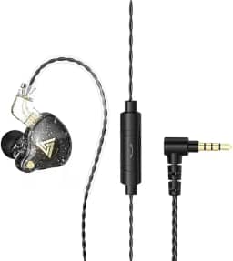 Fone De Ouvido Retorno De Palco Ak6 Pro Microfone In-ear Cor Preto