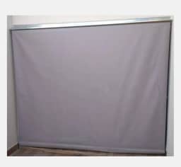 Toldo Cortina Retrátil Completo Várias Medidas Alta Resistência Cor Cinza (2,20m x 2,60m)