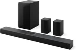 Home Theater Soundbar LG Dolby Atmos, 500W RMS, 5.1.1 Canais, DTS X, Caixas Traseiras, AI Sound Pro, WOW Sinergy, Bluetooth 5.1, HDMI - S70TR