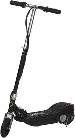 Patinete Elétrico Infantil Dobrável Recarregável, Scooter Motorizado Preto e Cinza, 95x75x37cm