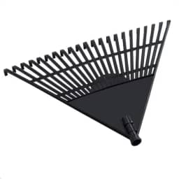 Vassoura Plastica Rastelo Ancinho 22 Dentes Para Grama Jardim Sem Cabo