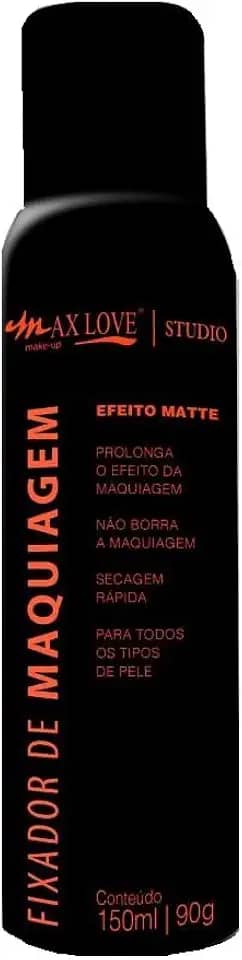 Fixador de Maquiagem Efeito Matte - Secagem Rapida - Não Borra a Maquiagem, 150ml, Max Love