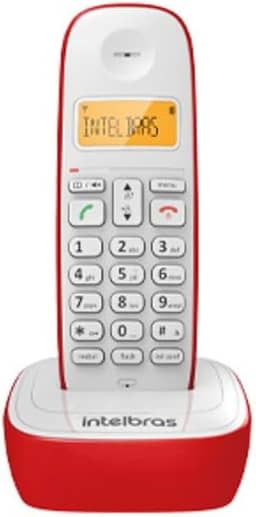 Telefone Sem Fio TS 7510 Vermelho Intelbras