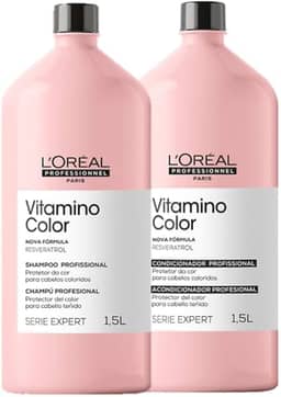 Kit L'Oréal Professionnel Serie Expert Vitamino Color Resveratrol Duo 1,5L (2 Produtos)