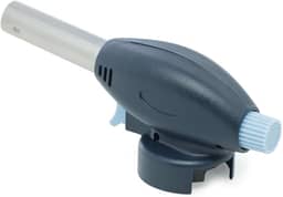 LYOR - Maçarico Culinário Portátil de Aço Inox Azul 17cm x 6,5cm x 5cm