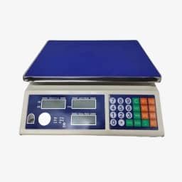 Balança Digital Comercial 40Kg - Bivolt 110/220V, Recarregável, Alta Precisão, para Loja/Mercado/Açougue, Resistente e Prática para Uso Intensivo (MIS 2g-40Kg)