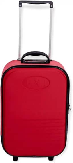 Mala de Viagem de Bordo 10KG Com Rodinhas Medidas Anac (Vermelho)