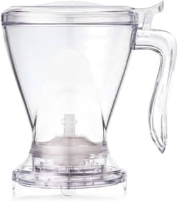 Moncloa Chaleira com Infusor de Chá 530ml, Bule de Café e Chá, Coador de Café Individual Inox, Resistente a Quedas, Design Premium e Transparente, Prepara 4 Xícaras, Microondas e Lava-Louças