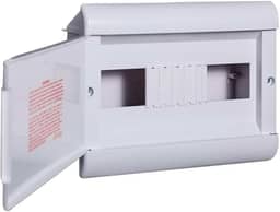 Quadro Embutir Ouro Box 12 Módulos Din Porta Opaca Steck Branco 12 Módulos