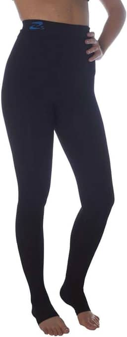Leggings de compressão de lipedema de malha plana, suporte para linfedema (Kl1 18-21 mmHg)