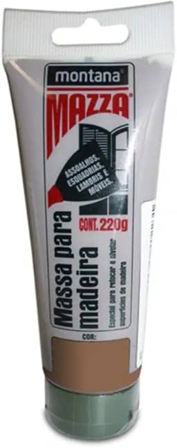 Massa para madeira 220gr mogno Montana