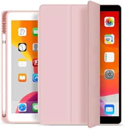 WB Capa iPad 7a, 8a e 9a Geração 10.2″ - Premium Slim Antichoque com Compart. para Pencil - Rosa