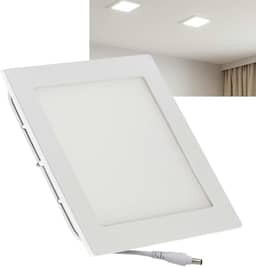 Painel Plafon LED de Embutir 25W Quadrado 29x29cm Slim, 6500K, Estrutura Metálica – Luz Branca Fria Premium
