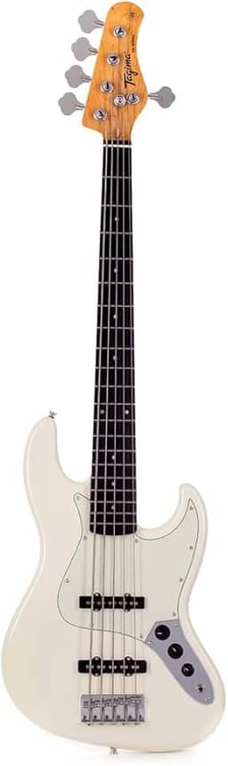 Contra-baixo passivo 5 cordas Olympic white TW-73 Woodstock Series Tagima