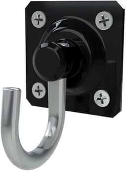 Par De Gancho Armador De Rede Mini Preto