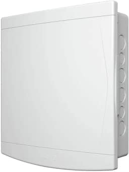 Quadro de Distribuição de Embutir 12/16 Disjuntores Branco