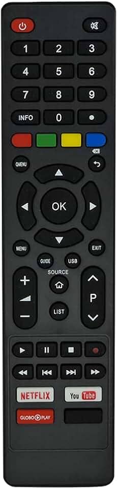 Controle Remoto Para Smart Tv Philco 4K Globo Play Le-9028