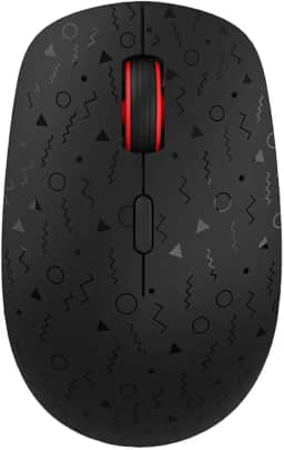 Mouse Sem Fio C3Tech M-W90BK Preto bateria Recarregável, Ergonomico, Ambidestro, 1600 DPI, Silencioso, Compatível com Windows, e MacOS