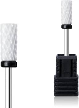 Broca Cerâmica Unha Acrigel Porcelana Manicure Large Preto Para Manicure Uso Profissional ou Caseiro