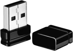 GONZALUX - Pen Drive Dravi Nano 8 GB Preto – USB 2.0, leitura até 10MB/s, gravação média de 4MB/s. Design ultracompacto, corpo resistente, ideal para notebooks, TVs, som automotivo e OTG. Plug & Play.