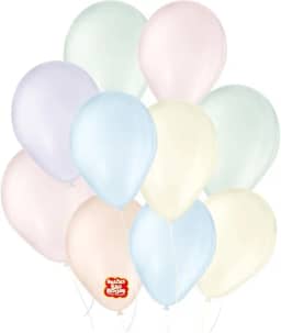 Balões São Roque 7 Polegadas Candy Color Sortido 25 unidades