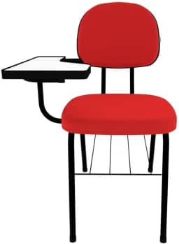 Cadeira para Escritório Universitária Ecoflex Vermelho