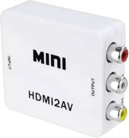 Conversor HDMI para RCA, HDMI AV para 720p ou 1080p,composto de áudio e vídeo analógico para TV mais antiga, PC, Laptop, Xbox, HDTVe e Nitendo 64