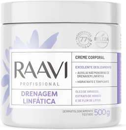 Raavi Creme Drenagem Linfática 500G