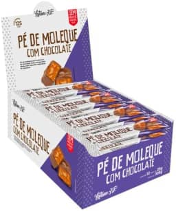 Pé De Moleque Zero Açúcar Com Chocolate Diet Latam Fit 12 Un