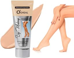 O'CHEAL Creme de maquiagem impermeável para pernas, cobertura de tatuagem sem transferência e corretivo para cicatrizes, base corporal de longa duração para pele impecável, cobertura de varizes nas