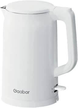 Chaleira Elétrica Branca 1,7l 1450W Aço Inox e Cabo Retrátil 110V - Gaabor