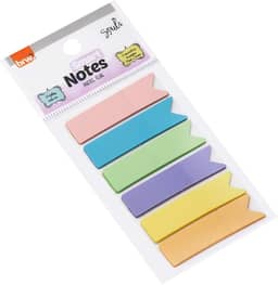 Marcador de Página 12x44mm Pastel 6 Cores, BRW