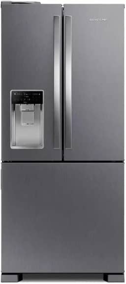 Geladeira Frost Free Brastemp French Door 515 Litros Inox com Água e Gelo na Porta - BRH85AK 110V