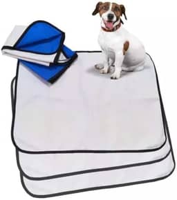 Kit 3 tapetes higiênicos laváveis premium - Alta absorção