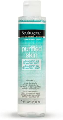 Neutrogena Água Micelar Demaquilante Purified Skin, 200ml