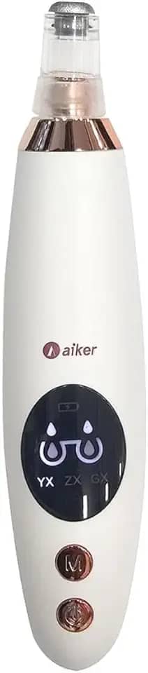 Removedor de Cravos a Vácuo com 5 Pontas Intercambiáveis – Limpeza Profunda, Pele Renovada, Controle de Oleosidade e Espinhas – Design Ergonômico e Recarregável