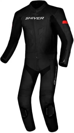 Macacão Moto Speed 2 Couro Calça E Jaqueta Motoqueiro Shiver