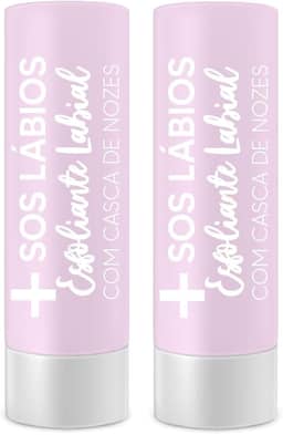 Kit 2 unidades - SOS Lábios Esfoliante Labial 3, 5Gr Top Beauty, Top Beauty