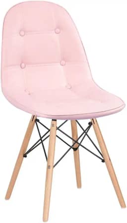Loft7 Home Decor, Cadeira Charles Eames Eiffel Botonê - Rosa Claro