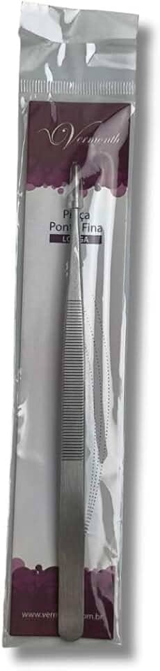 Pinça Longa Fina Para Alongamento De Cílios Uso Profissional