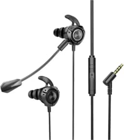 Headset Fone Gamer Celular P2 PC PS4 PS5 com Microfone Lives jogos chat video conferência intra auricular, IBMKIDS (Preto)