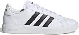 Tênis Adidas Grand Court Base 2.0 Simp Branco e Preto