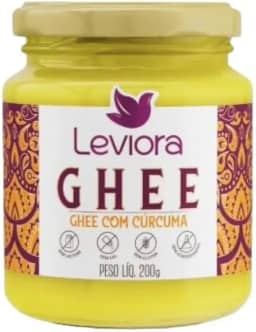 Manteiga Ghee com Cúrcuma Sem Lactose Leviora 200g