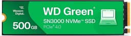 Disco Rígido SSD WD Green 500GB M.2 2280 SN3000 NVMe PCIe Gen4 para PC e Notebook Gamer - Armazenamento Interno de Alta Velocidade e Desempenho Otimizado