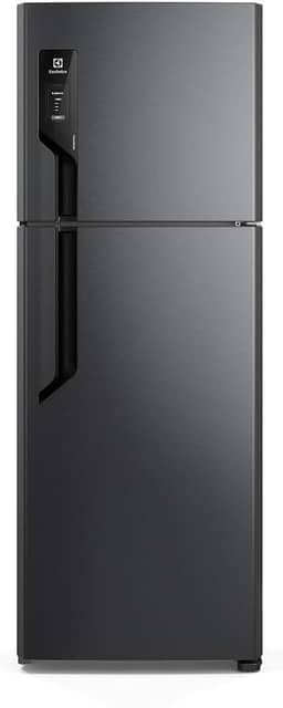 Geladeira Electrolux Frost Free 480L Efficient AutoSense Duplex Black Inox Look (TF71B) 127V