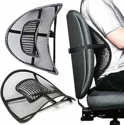 Encosto Lombar Suporte Apoio Conforto Alívio Dor Costas Postura Correta Coluna Cadeira Escritório Encosto Premium DM SHOPP