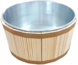 Bacia para Pés, Kit Spa Tina Escalda Pes com Pedras Sal Bacia Pedicure Balde Newborn, Alivia Tensões Musculares E Reduz O Estresse Do Dia A Dia(Madeira Clara)