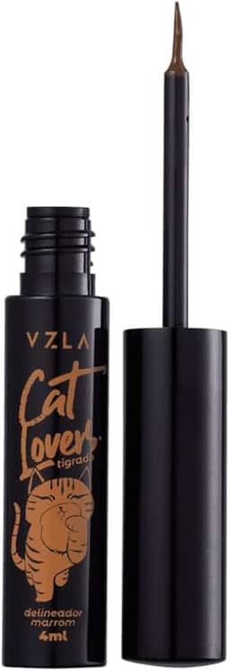 Delineador Líquido Marrom - Vizzela