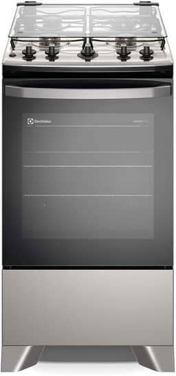 Fogão Electrolux 4 bocas Efficient com PerfectCook Prata (FE4IS) Bivolt